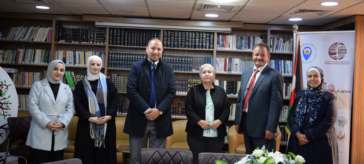 وفد مؤسسة نحن نشارك لتنمية المجتمع في زيارة للجمعية